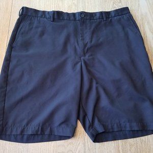 Greg Norman Shorts Mens 40 x 9 Black Golf Chino Flat Front